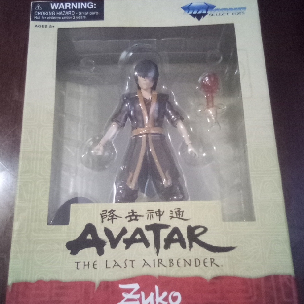 Nickelodeon Avatar Zuko Action Figure - Black and Gold